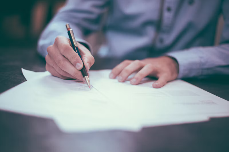 Business documents and professional paperwork